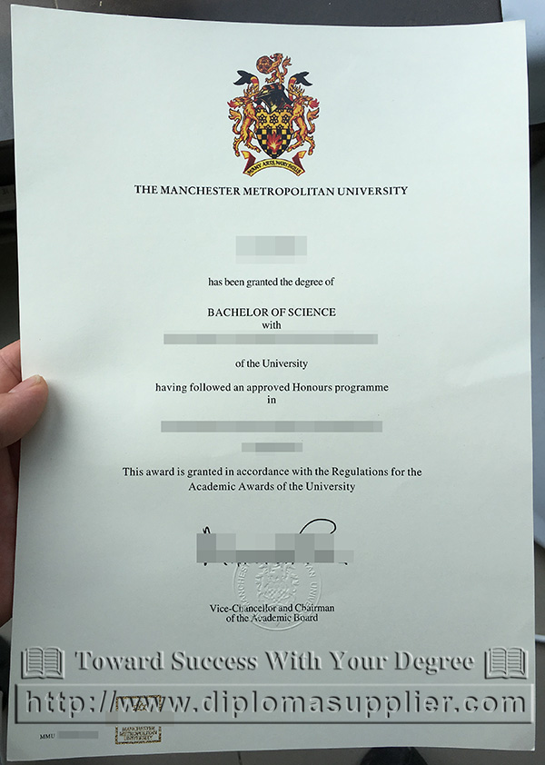 Manchester Metropolitan University degree, Manchester Metropolitan University diploma, MMU degree, MMU diploma