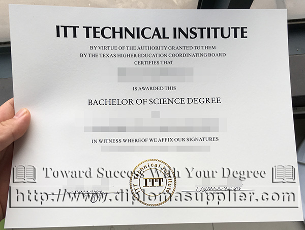 ITT Technical Institute diploma