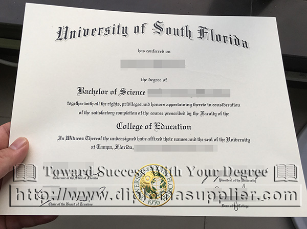 University of south Florida degree, USF diploma