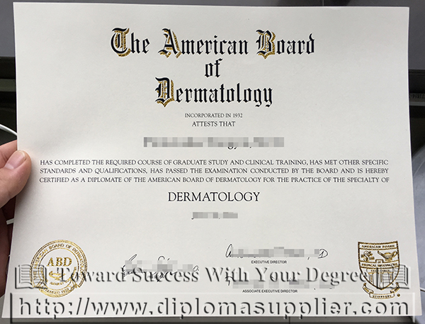 American Board of Dermatology certification