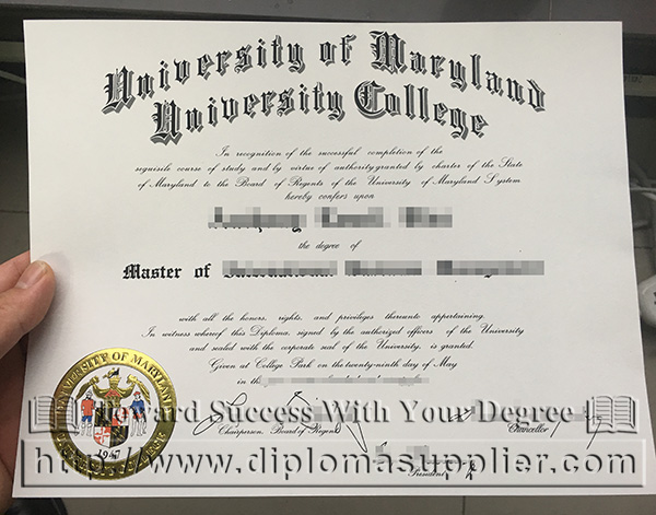 University of Maryland University College degree, UMUC diploma