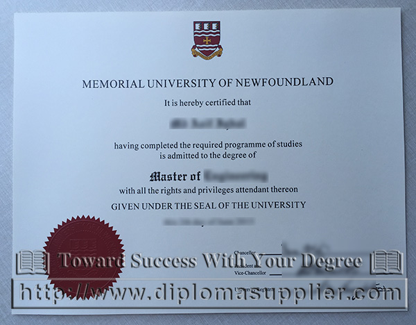 Memorial University of Newfoundland degree, Memorial University diploma