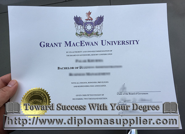 Grant MacEwan University degree