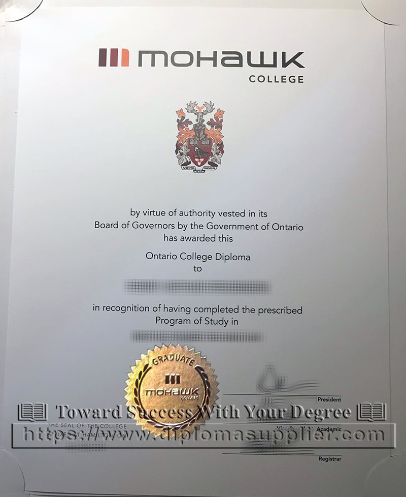 Mohawk College diploma, Ontario College diploma, Mohawk College certificate