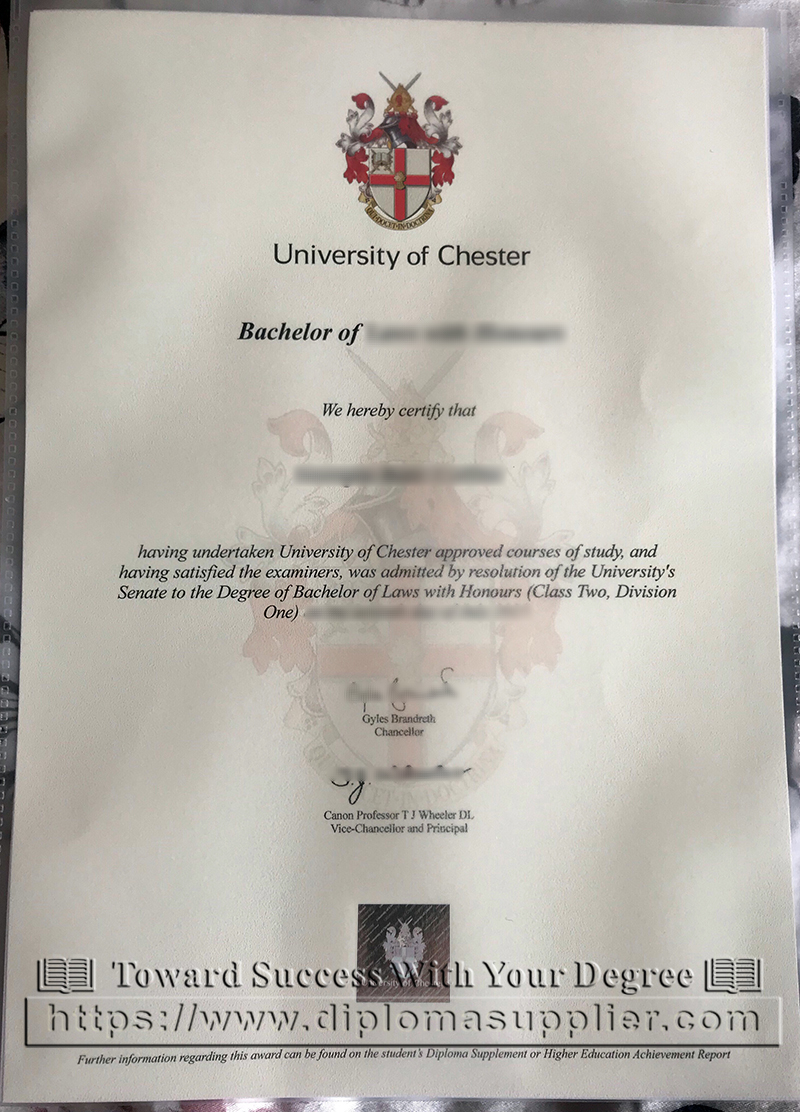 University of Chester degree, University of Chester diploma, UK fake degree, UK diploma