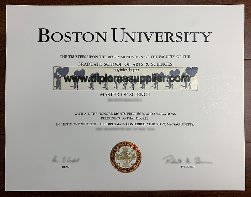 Boston University Degree, Boston University Diploma