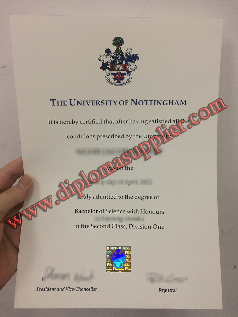 University of Nottingham fake diploma, fake University of Nottingham degree, buy fake certificate