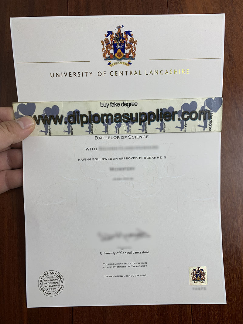 fake University of Central Lancashire diploma, fake University of Central Lancashire degree, fake UCLan diploma