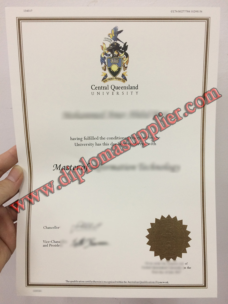 fake Central Queensland University diploma, Central Queensland University fake degree