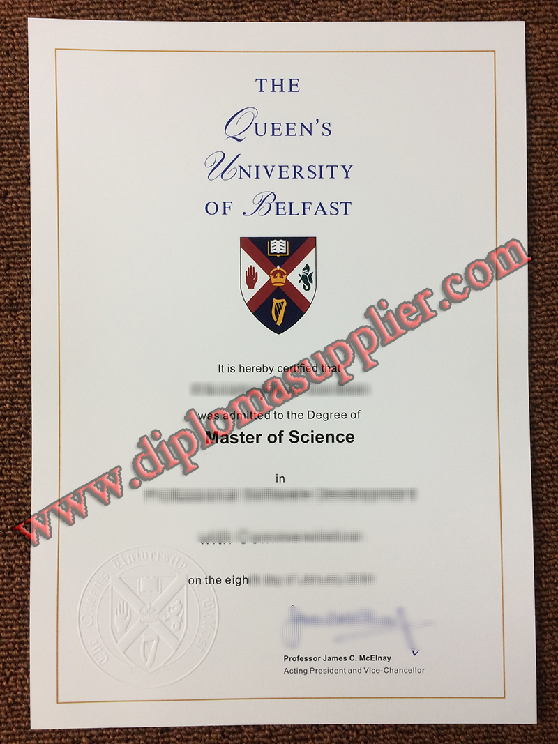 fake Queen's University Belfast diploma, Queen's University Belfast fake degree, buy fake certificate