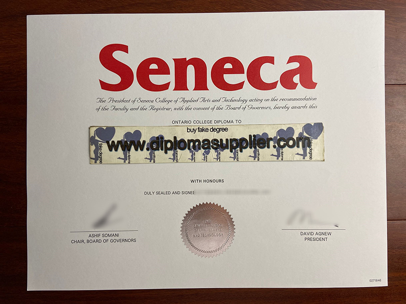 fake Seneca College diploma, Seneca College fake certificate, fake Seneca College transcript