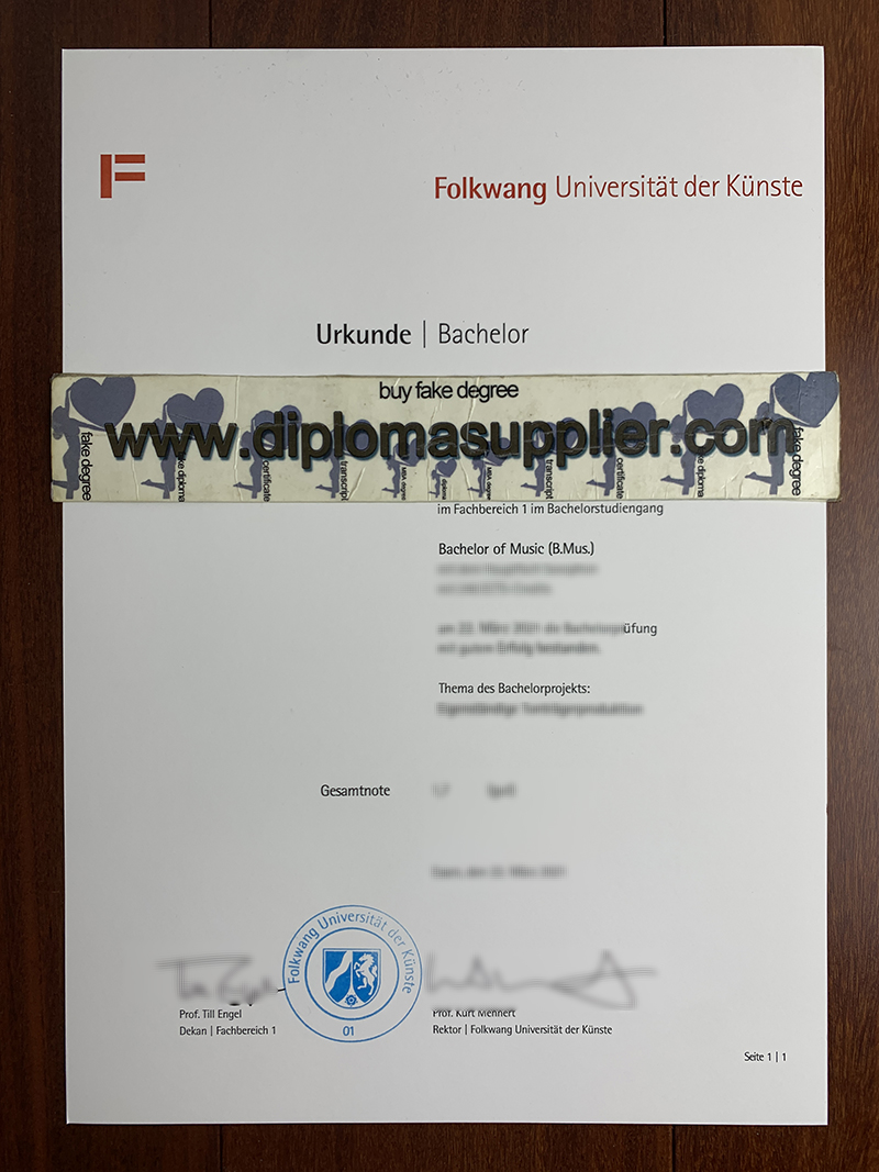 fake Folkwang Universität der Künste diploma, Folkwang Universität der Künste fake degree, Folkwang Universität der Künste fake certificate