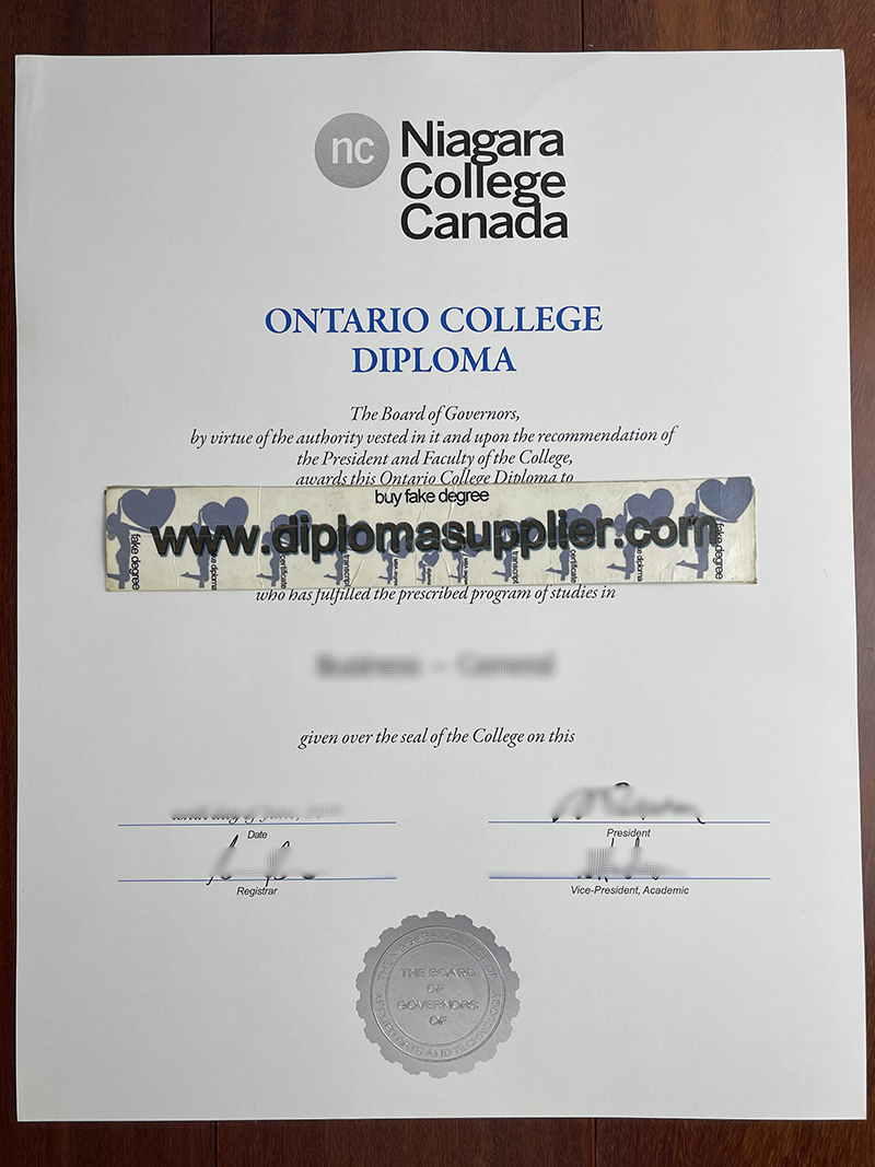 fake Niagara College diploma, Niagara College fake degree, Niagara College fake certificate