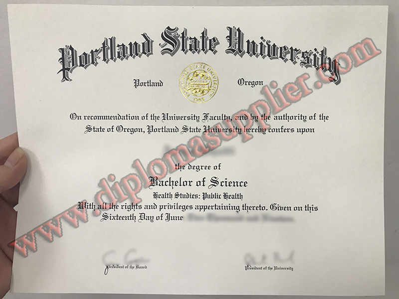 fake Portland State University diploma, Portland State University fake degree, Portland State University fake certificate