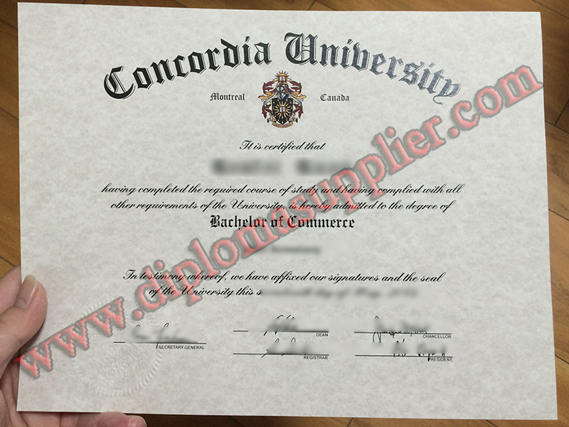 fake Concordia University diploma, Concordia University fake degree, Concordia University fake certificate