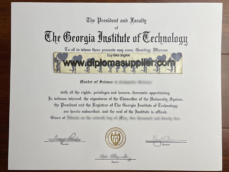 How to Obtain Georgia Institute of Technology Fake Degree Certificate?